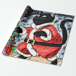 Cat Cluse Wrapping Paper