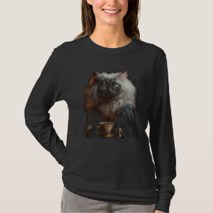 Cat Coffee Graphic Tees Men Women Boys Girls