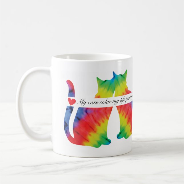 Cat coffee mug (Left)