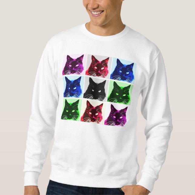 Cat Collage Sweatshirt (Front)