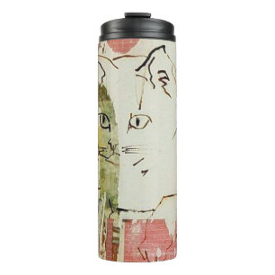 Cat Collage Tumbler