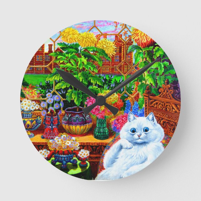 Cat College Master Round Clock (Front)