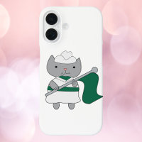 Cat Colour Guard Green White