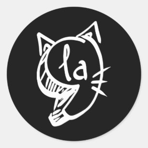 Cat Comma La Kamala Harris For President 2024 Elec Classic Round Sticker