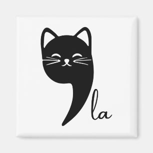 Cat Comma La Kamala Harris For President 2024 Elec Magnet