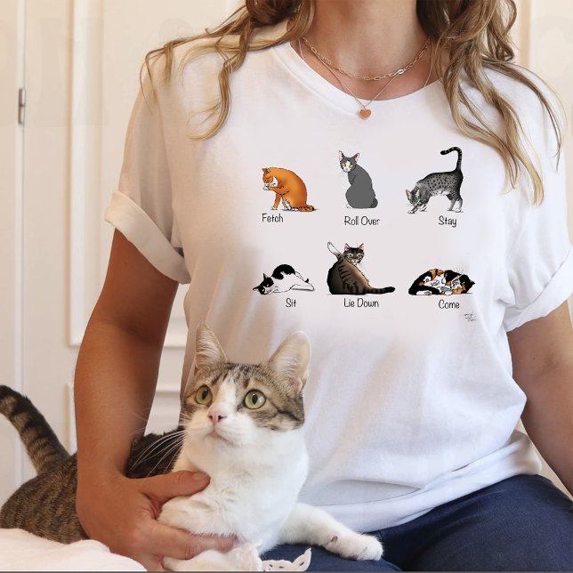 Cat Commands T-Shirt (Creator Uploaded)
