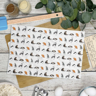 Cat Commands Tea Towel