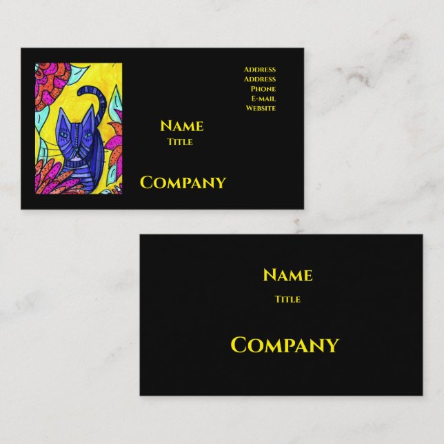 Cat Company Business Cards (Front/Back)