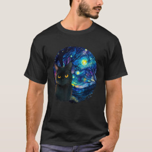 Cat Cool Graphic Cat Black Cat 1 T-Shirt