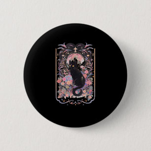 Cat Cottagecore Academia Goblincore Witch Goth Men 6 Cm Round Badge