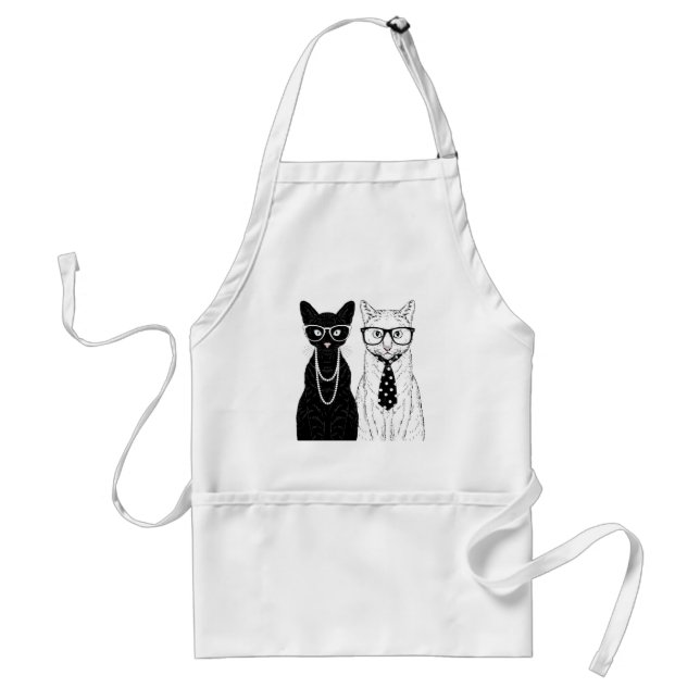 Cat Couple Standard Apron (Front)
