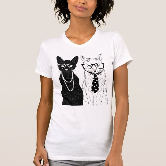Cat Couple T-Shirt (Front)
