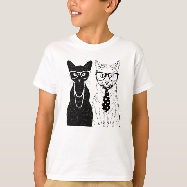 Cat Couple T-Shirt (Front)
