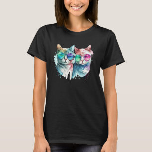 Cat Couple Valentine's Day T-Shirt