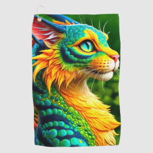 Cat Creature Golf Towel