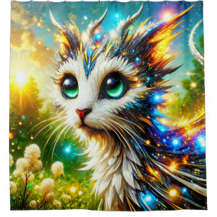 Cat Creature Shower Curtain