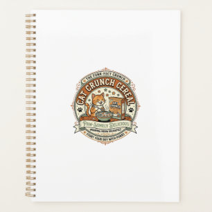 Cat Crunch Cereal Cat Breakfast Cereal Box Cat Vin Planner