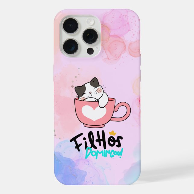 Cat cup iPhone / iPad case (Back)