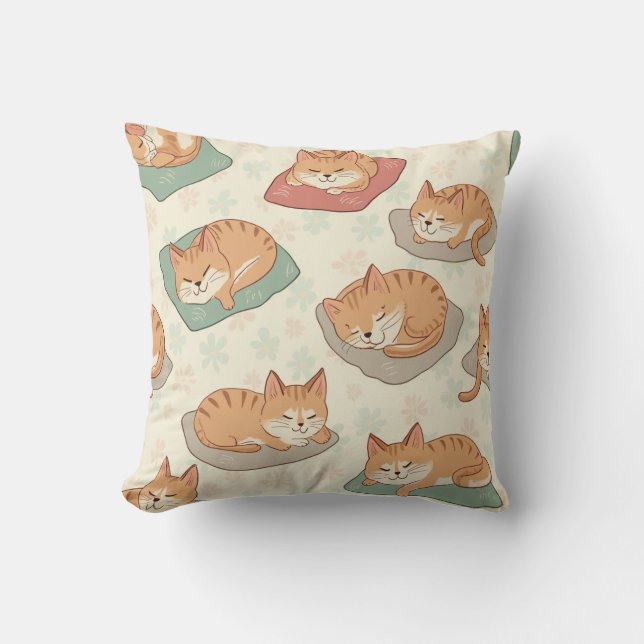 cat cushion pillow (Front)