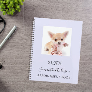 Cat custom photo lavender 2027 planner