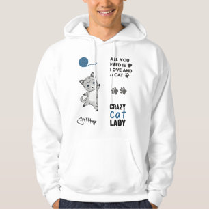 Cat Cute Animals Sticker Set Lover Cats Hoodie