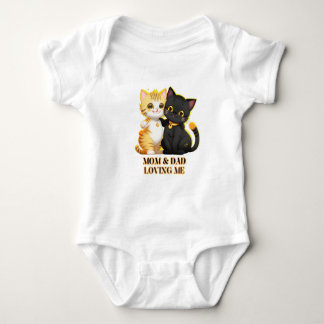 Cat cute baby bodysuit