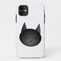 Cat. Cute black kitty.