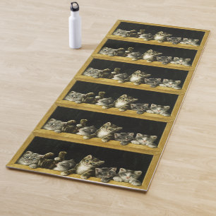 CAT CUTE CATS REVERSIBLE YOGA MATS