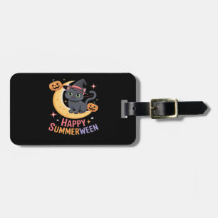 Cat Cute Halloween Aesthetic Essential T-Shirt Luggage Tag