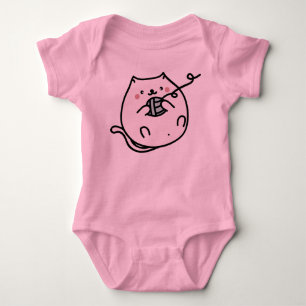cat cute kitten ball wool pet baby bodysuit
