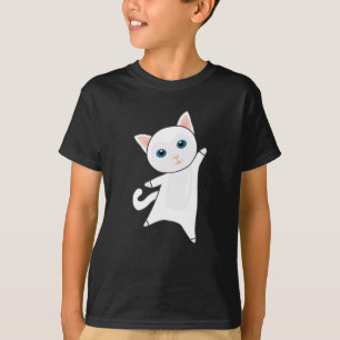 Cat Cute Kitten White Cats Cute Animals T-Shirt
