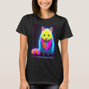 Cat Cyber Punk Weird Men Women Boys Girls 2 T-Shirt