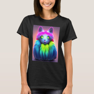 Cat Cyber Punk Weird Men Women Boys Girls 3 T-Shirt