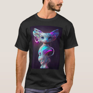 Cat Cyber Punk Weird Men Women Boys Girls  4 T-Shirt