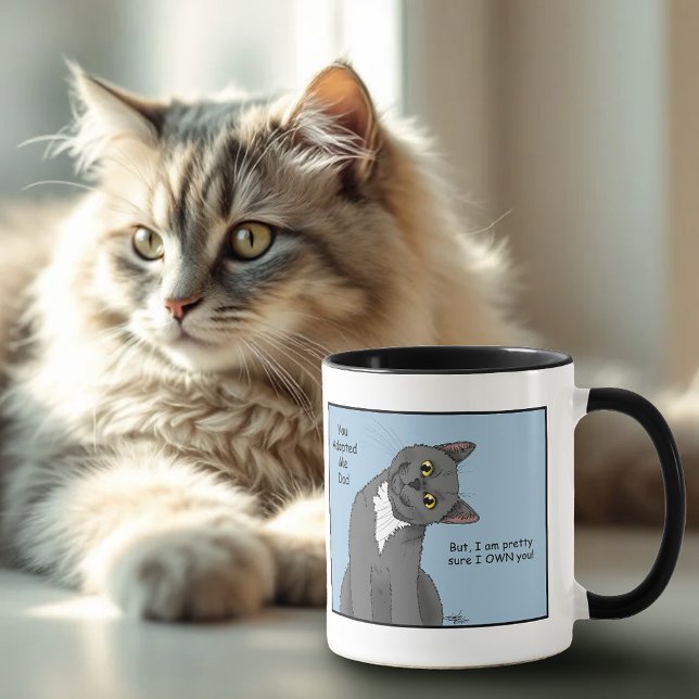 Cat Dad Adoption Father's Day Mug (Creator Uploaded)