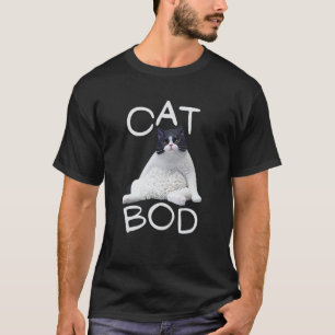 Cat Dad Bod Fitness Gym Real Men Love Cats T-Shirt