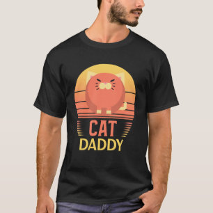 Cat Dad Ca Vintage Eighties Style Cat Daddy  2 T-Shirt