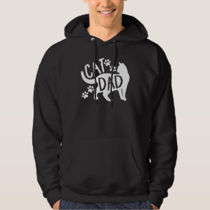 Cat Dad Cute Father s Day Apparel Hoodie