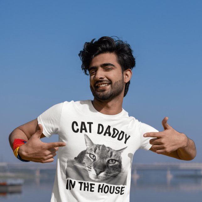 CAT  DAD DADDY IN THE HOUSE Funny T-shirts (Creator Uploaded)