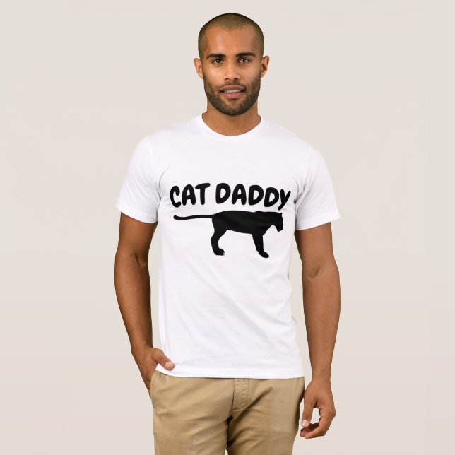 CAT DAD DADDY, Panther T-Shirts (Front Full)