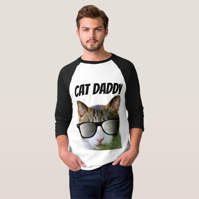 CAT DAD DADDY T-Shirts Sunglasses (Front Full)