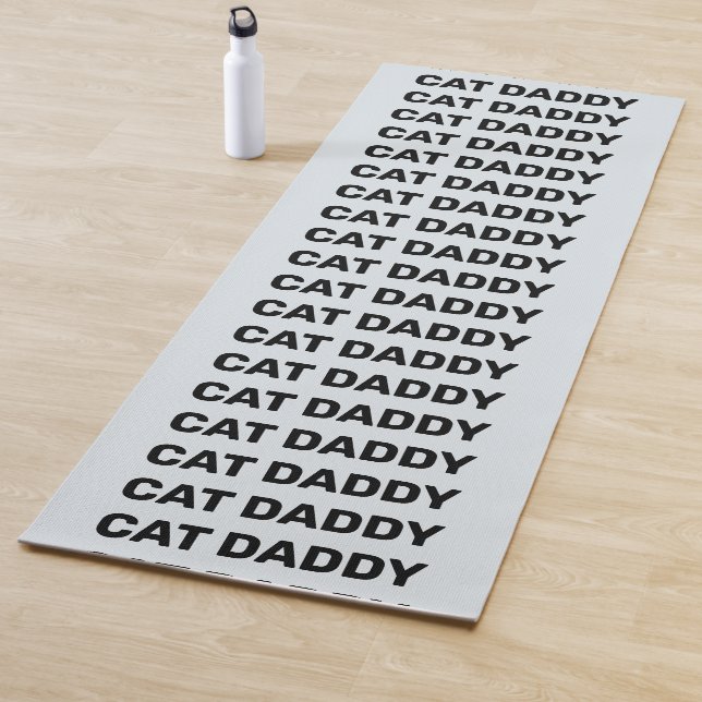 CAT DAD DADDY YOGA MATS (In Situ)