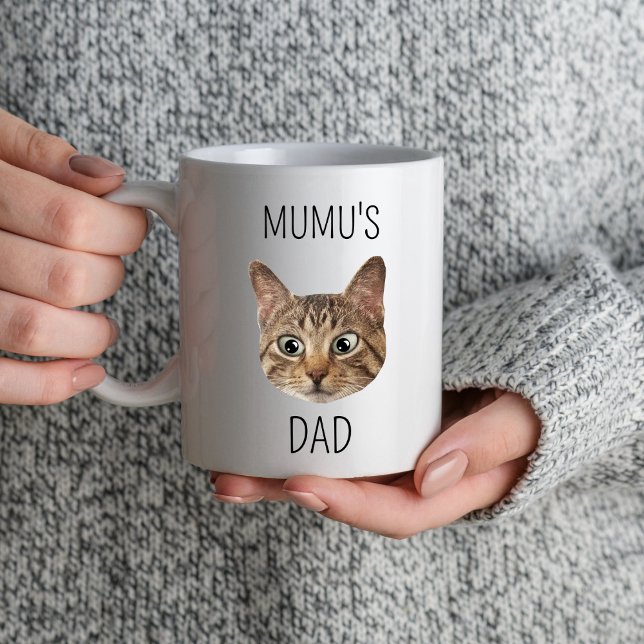 Cat Dad Father's Day Cat Lover Owner Pet Animals Mug (Creator Uploaded)
