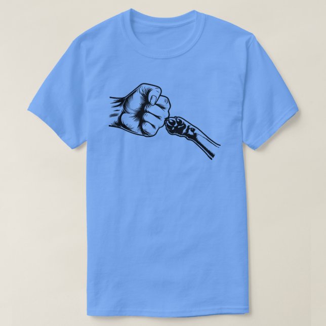 Cat Dad Fist Bump Shirt (Design Front)