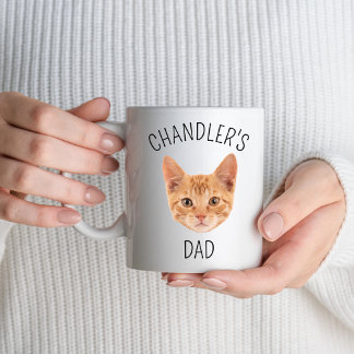 Cat Dad For Pet Owners Lovers Father's Day Gift Mug