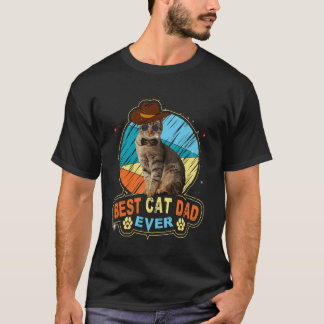 Cat dad, Funny cat Father Design T-Shirt