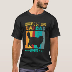 Cat dad, Funny cat Father Design T-Shirt