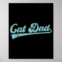 Cat Dad Funny Dad Father's Day Funny Papa