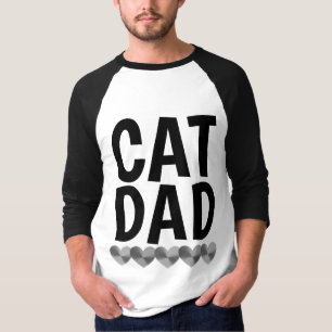CAT DAD Men's Cat Lover T-Shirts