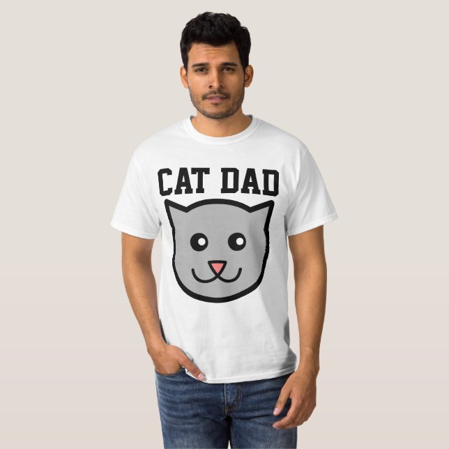 CAT DAD Men's t-shirts (Front Full)